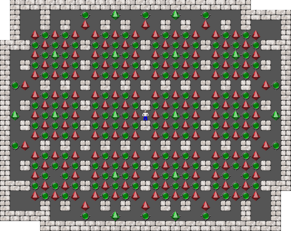 Sokoban Sasquatch 06 Arranged level 60